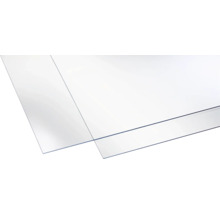 Transparente Kunststoffplatte