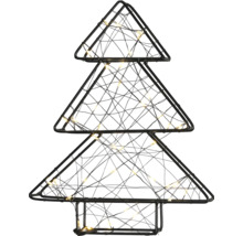 Dekorativer Weihnachtsbaum aus Metall mit Beleuchtung