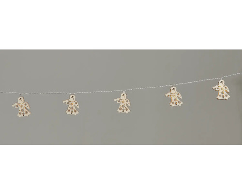Lichterkette mit Engelmotiven für die Weihnachtsdekoration