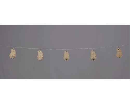 Lichterkette mit Santa Motiven