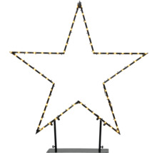 Dekorativer Stern mit Beleuchtung für den Innen- und Außenbereich