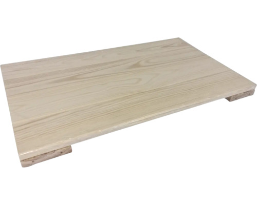 Holzplatte mit Unterkonstruktion