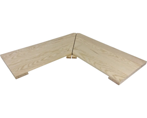 Eckverbindung aus Holz für Treppen