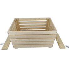 Jardinière en bois avec vis pour le montage
