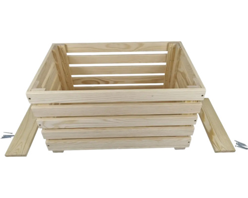 Jardinière en bois avec vis pour le montage