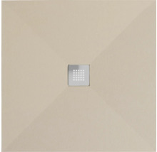 Receveur de douche carré avec caniveau d'évacuation