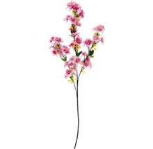 Branche fleurie artificielle avec fleurs roses