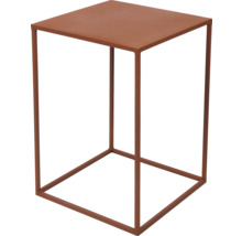Quadratischer Beistelltisch aus Metall