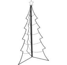 Dekobaum aus Metall mit Stern für den Innenbereich