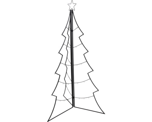 Dekobaum aus Metall mit Stern für den Innenbereich