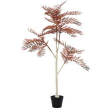Arbre artificiel en pot avec des feuilles de fougère