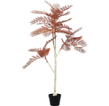 Arbre artificiel avec feuilles dans un pot