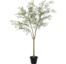 Arbre artificiel en pot avec des feuilles vertes pour la décoration