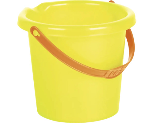 Gelber Eimer mit Griff