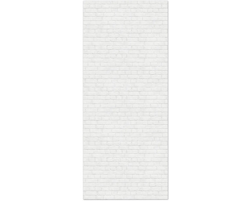 Weisse Backsteinmauer