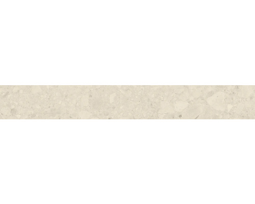 Carreau de plinthe Donau beige L x l x h 9 cm x 60 cm x 0,9 cm Carrelage mural décoratif aspect marbre