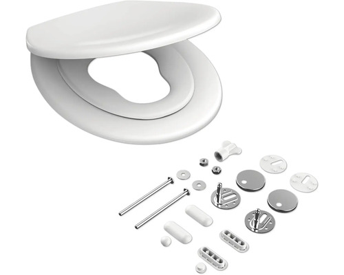 Abattant de WC avec matériel de fixation