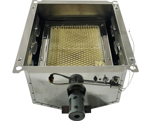 Brûleur à gaz pour chauffage de terrasse en métal