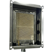 Radiateur à gaz en acier inoxydable avec brûleur en céramique