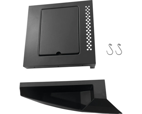 Set d''accessoires pour barbecue avec bac de récupération des cendres et deux crochets