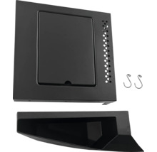 Table de barbecue avec compartiment de rangement et deux crochets