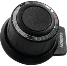 Bouton de commutateur avec inscription carbone