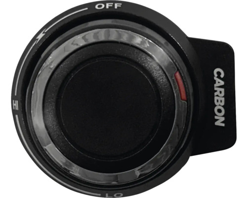 Bouton rotatif avec les positions arrêt, basse et haute