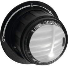 Bouton pour plaque de cuisson avec indication basse et haute