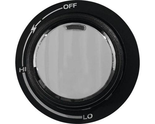 Bouton rotatif avec les réglages Arrêt, Haut et Bas