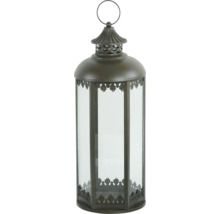 Lanterne décorative en verre et métal