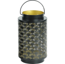 Lanterne avec poignée de transport et découpes décoratives