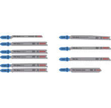 Lames de scie sauteuse Bosch différentes pour métal, aluminium et acier inoxydable
