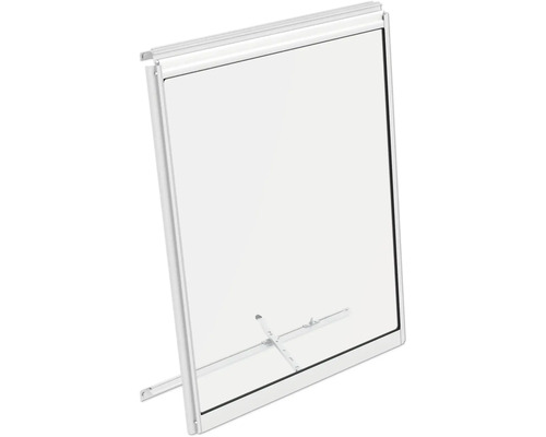 Tableau blanc magnétique avec cadre et support