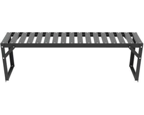Banc de jardin pliant en métal