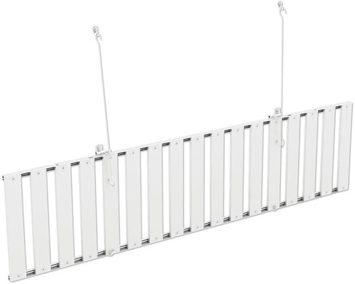 Weisse Lamellenvorhänge für Fenster