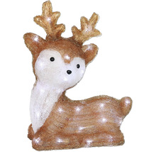 Figurine décorative de cerf avec éclairage pour Noël