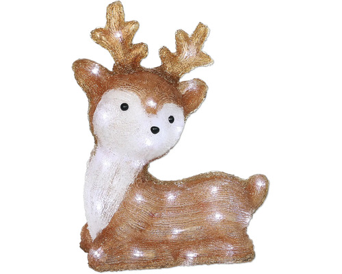 Figurine décorative de cerf avec éclairage pour Noël