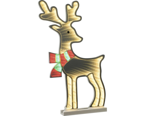 Lampe décorative renne avec écharpe pour l''intérieur