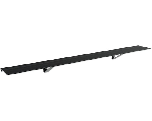 Caniveau de douche en acier avec supports