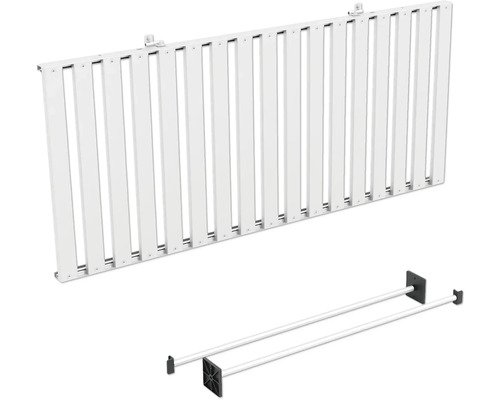 Clôture d''intimité en plastique avec accessoires