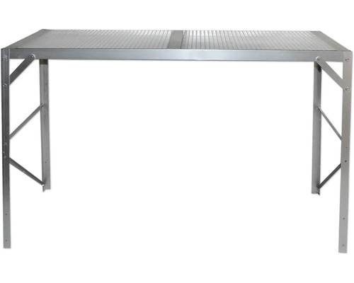 Table d''échafaudage en aluminium avec surface rainurée