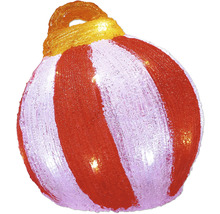 Weihnachtskugel mit Streifenmuster
