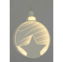 Dekorative LED Weihnachtskugel mit Stern-Motiv