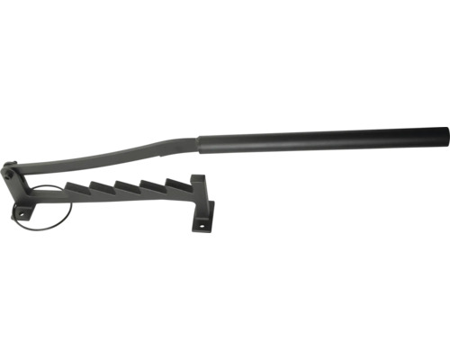 Support de bêche et de houe en métal avec poignée