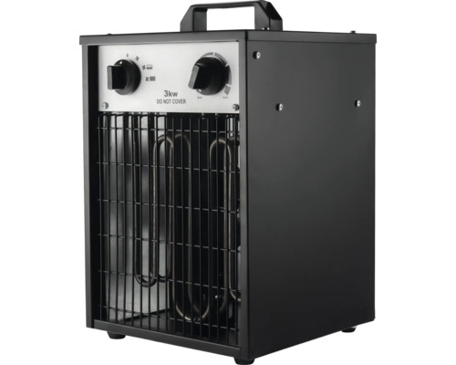 Radiateur soufflant électrique de 3 kilowatts avec poignée de transport