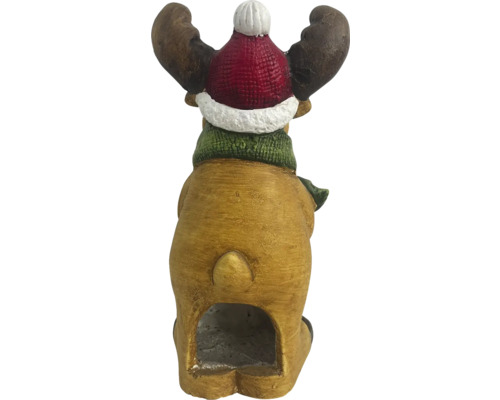 Élan décoratif pour bougies chauffe-plat avec bonnet et écharpe