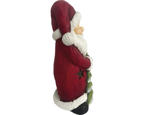 Figurine de Père Noël avec sapin de Noël et étoile