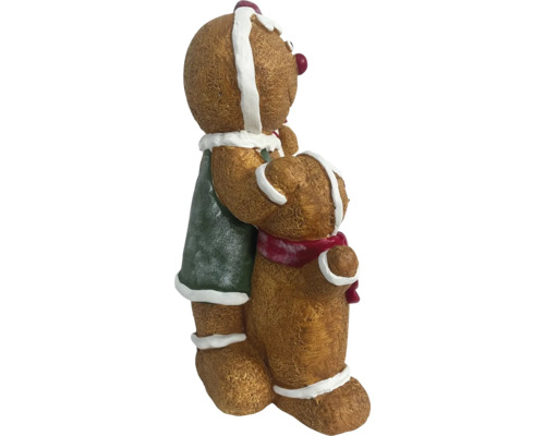 Figurines décoratives en pain d’épices s’étreignant