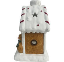 Dekorative Lebkuchenhaus-Laterne für die Weihnachtszeit