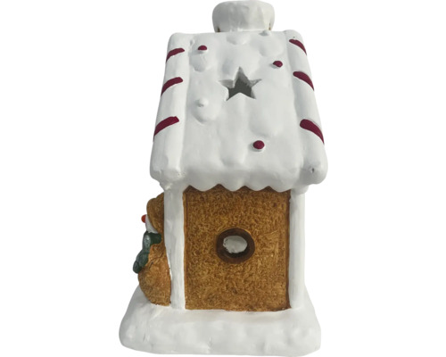 Dekorative Lebkuchenhaus-Laterne für die Weihnachtszeit